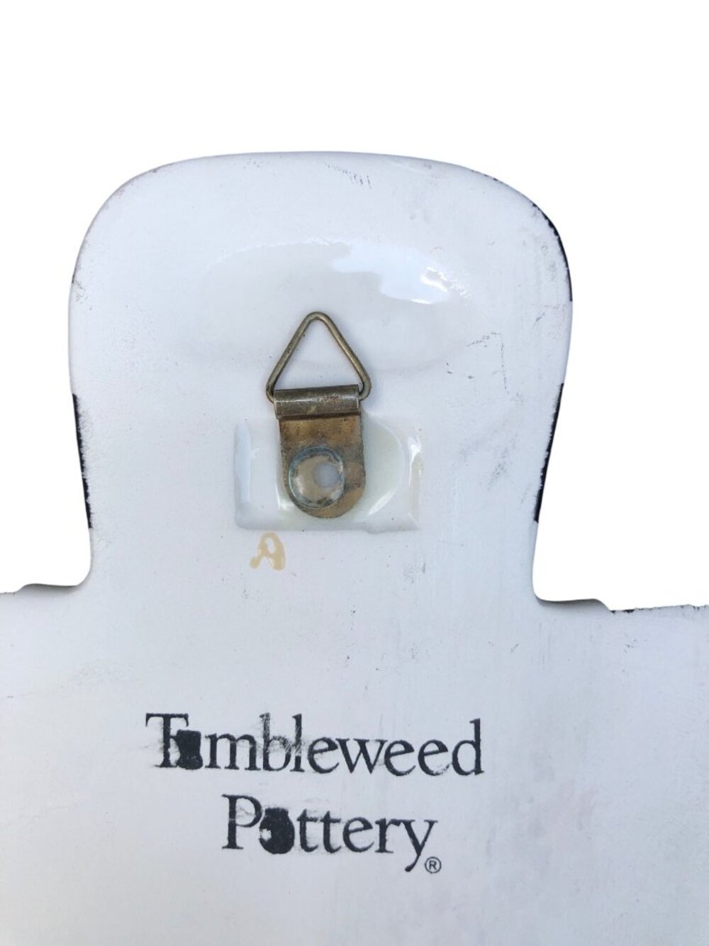 Tumbleweed Pottery Cross Hand Painted Ceramic Wall Hanging Cottage Core Decor Fa - Picture 4 of 6
